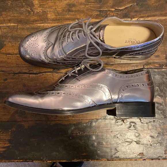 Botkier New York Shoes | Botkier New York Ladies Silver Wingtips | Color: Silver | Size: 9 | Pm-34714019's Closet